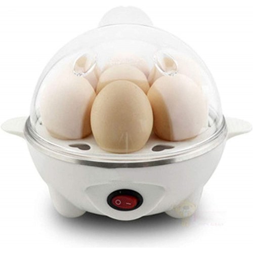 HFAFRZ Cuiseur à œUf,Cuiseur à Oeufs éLectrique Egg Cooker Commutateur De Fonctions De Basculement Degré De Dureté RéGlable Cookathome Convient pour 7 œUfs,Blanc - B08ZYJLK7KH