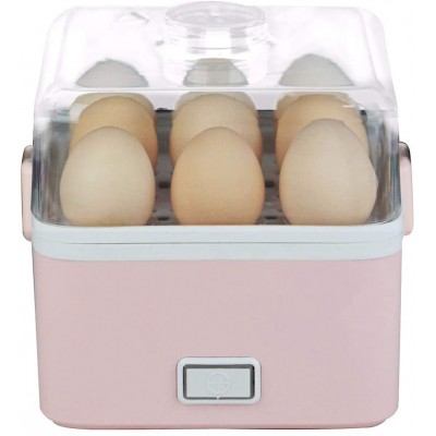 HSTD Cuiseur à œufs Cuiseur à œufs à Une Seule Couche Mini Cuiseur à œufs Multifonctionnel Domestique Petit-déjeuner Aux œufs à Arrêt Automatique - B08TVM79GCD