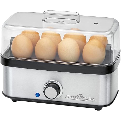 Proficook-Fonction pochier ek 1139 Cuiseur pour jusqu'à œufs 8 œufs Omelette acoustique endsignal acier inoxydable - B072HQQ5Q7T