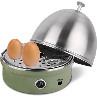 RPXLIFE Cuiseur vapeur de qualité supérieure – Parfait pour les œufs durs et pochés à la coque omelette – Gobelet doseur gratuit – Capacité 3 en 1 7 œufs – Fonction d'arrêt automatique - B09BNQ8JVD8