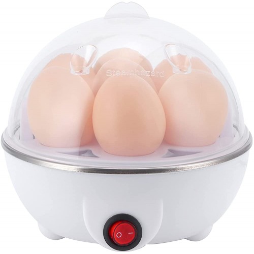 Sorandy Chaudière à œufs électrique cuiseur à œufs 350W chaudière à œufs électrique pour Cuisine Faire bouillir des œufs des légumes et d'autres AlimentsRose - B09CM9NTQX5