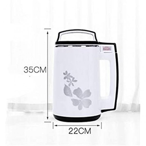 WSAND Ménage de la machine de lait de soja de soja Le lait de soja sans filtre Maker machine à lait Juicer en acier inoxydable Blender - B09T993HSC5