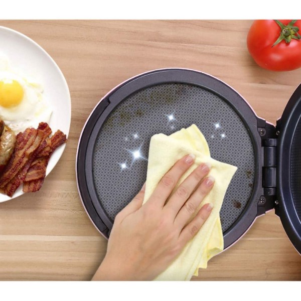Smzj Appareil à Sandwich Toastie Maker Frying Machine Teppanyaki Plancha Grill Breakfast Machine EntièRement Automatique RevêTement AntiadhéSif B 800W - B08C7M3F1Q1