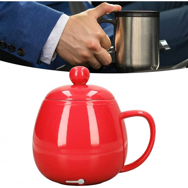 EVTSCAN 280 ml petite bouilloire électrique tasse de chauffe-café électrique tasse d'eau de chauffage USB pour dortoir de bureau à domicilerouge - B09NYCGQ1QG