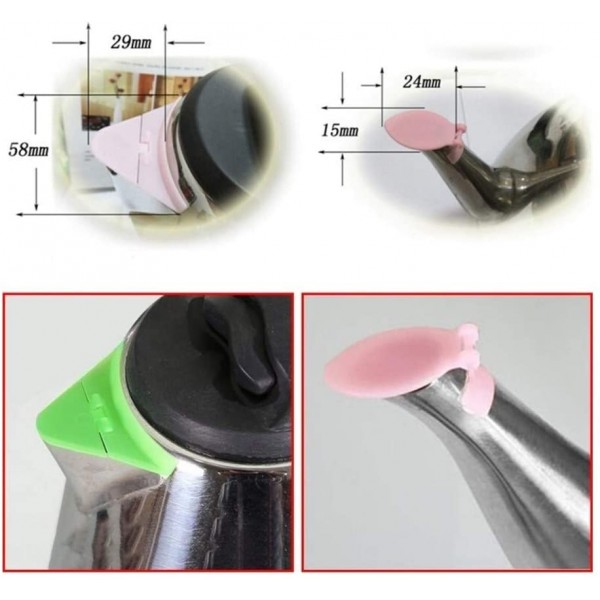 XINGJIJIJIA 1pc Bouilloire électrique en Plastique Anti-poussière Couverture des ménages Hot Bouilloire Bouche Cap Batterie de Cuisine Accessoires de Cuisine Color : Random Colour - B08BPC4NWT2