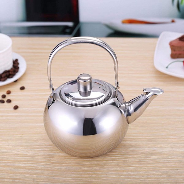 Bouilloire à thé sifflante Bouilloire à thé sifflante en acier inoxydable théière de capacité pour cuisinière à gaz et cuisinière à Induction - B08PFGSBQHI
