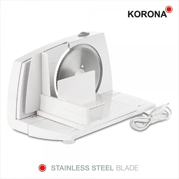 Korona Trancheuse électrique avec largeur de coupe réglable et lame en acier inoxydable 25500 - B088KG33ZDJ