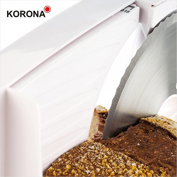 Korona Trancheuse électrique avec largeur de coupe réglable et lame en acier inoxydable 25500 - B088KG33ZDJ