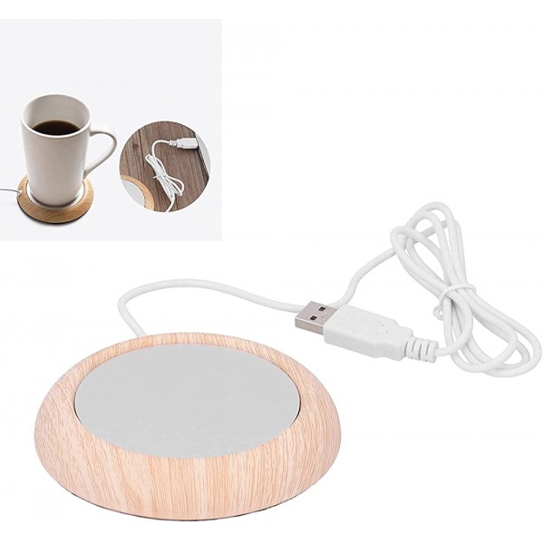 Office Home USB Power Heating Cup Pad Insulation Cup Pad Vacuum Cup Pad Milk Tea Coffee Drink Pad - B09XB7WZ5DC