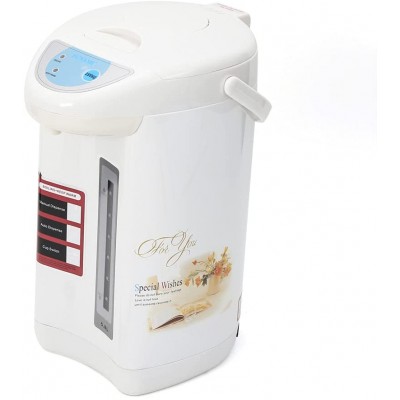 Acesunny Distributeur d'eau chaude 750 W Distributeur d'eau chaude 4 litres Bouilloire à vin chaud Théière blanc - B09M6ZLQMFX