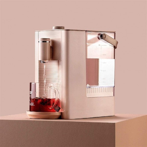RTYUI Mini distributeur d'eau chaude de bureau 2,6 L Réservoir d'eau facile à installer Couleur : rose Dimensions : 31 x 28 x 17,7 cm - B098QMQ46KV