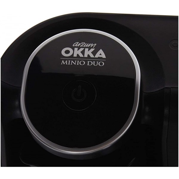 Arzum OK006-K OK006 OKKA Minio Duo Cafetière turque 8 tasses de café en une seule fois en plastique noir - B07QP7T8ZKB