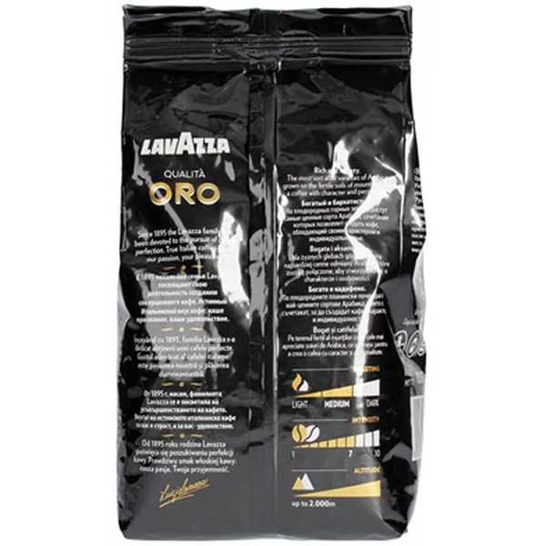 Lavazza Grains de Café Qualita Oro Mountain Grown 100% Arabica 1 kg - B07B7WJJDQC