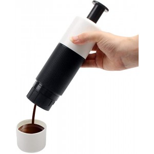 Mini cafetière à pression manuelle portable à capsules pour machine à café manuelle 21 bar - B08V95GTWZM