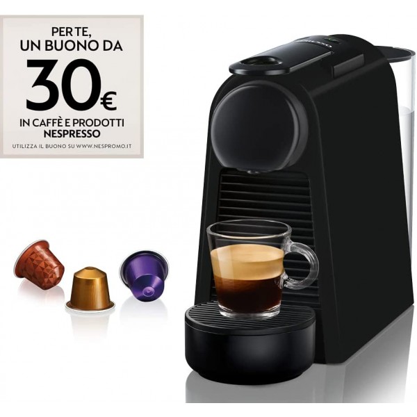 Nespresso EN85.BM Cafetière à dosette Noir Brillant - B07YFM5GRB7