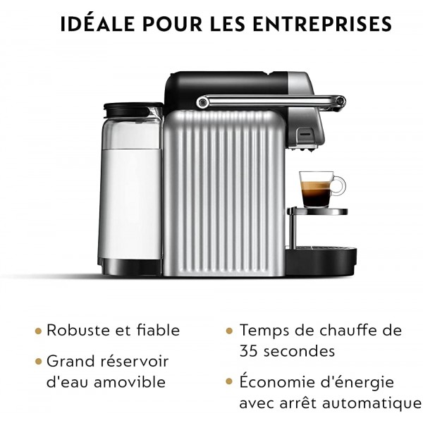 Nespresso Professionnel – Machine à Café Zenius pour Capsules – SAV 1 An Inclus et Capsules Offertes – Adaptée aux Professionnels - B09MDBX8W5A