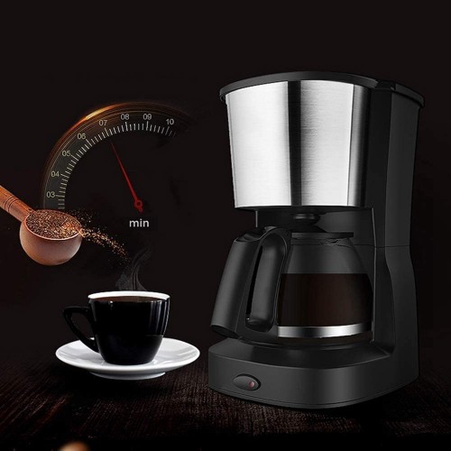 ZJZ Machine à café à Filtre cafetière 600W pour café instantané Expresso Protection Contre l'ébullition Fonction Anti-Goutte Fonction d'arrêt Automatique - B083DWFFYGF