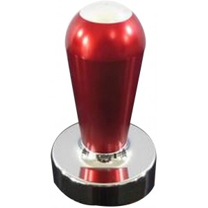 24station Acier Inoxydable Espresso Hand Tamper Flat Base 57.5mm [Rouge] - B07PLPNY6X4