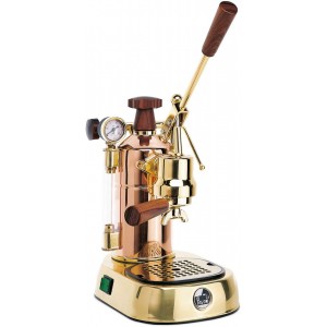 LA PAVONI Machine à café professionnelle en cuivre doré - B08YRG5L5CE