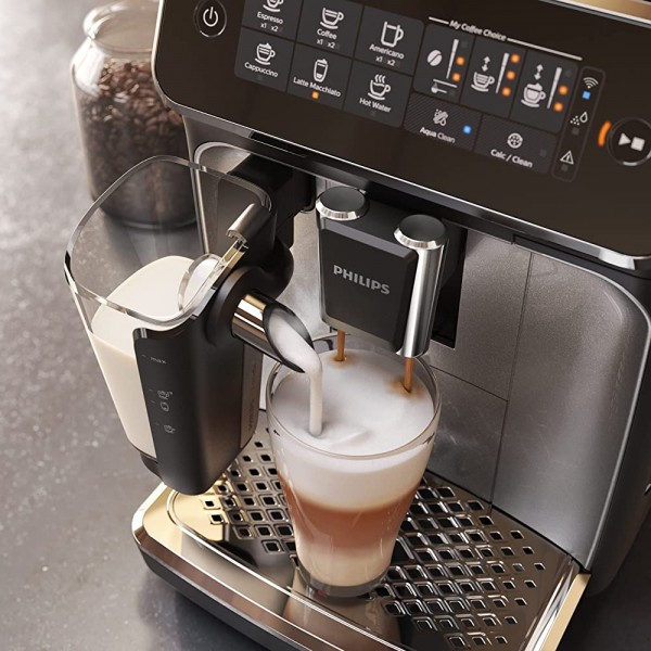 Philips Domestic Appliances EP3546 70 Machine Espresso automatique connectée Séries 3200 Carafe Latte Go Noir - B08TCC68DWE