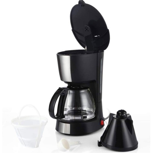 Cafetière Machine à café Machine à café machine à expresso super automatique conception tout-en-un acier inoxydable porte-café et cafetière noir 0.6L 550W Machine à café automatique - B09N794J2BH