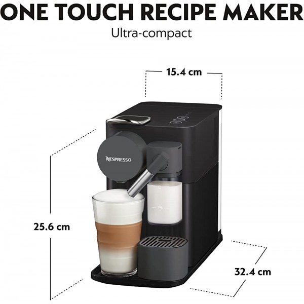 De'Longhi Cafetière automatique Lattissima One Evo machine à café à capsules individuelles lait moussé automatique cappuccino et latte EN510.B 1450 W noir - B08VCXM3VHA