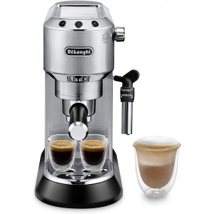 De'Longhi Dedica Style Machine expresso pour préparer des boissons café et lactées EC685M Acier Chromé - B06WGTZ874X