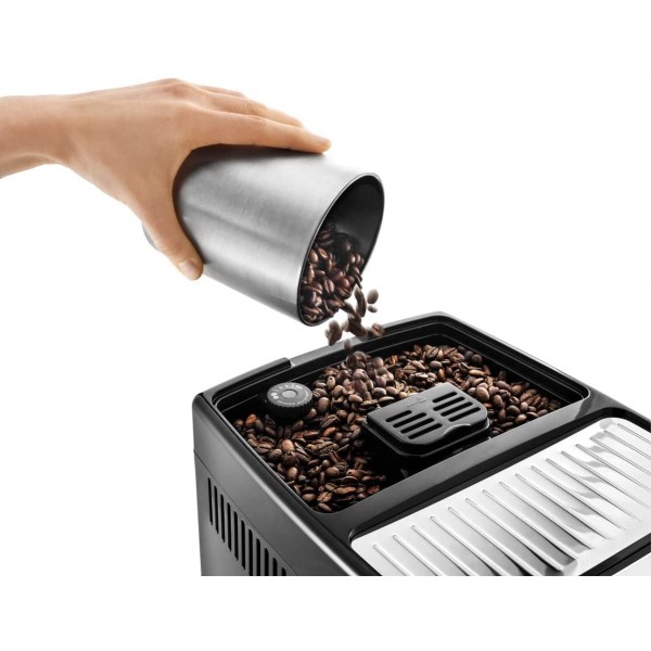 De'Longhi Dinamica ECAM 350.50.B Machine à café automatique avec système de lait cappuccino expresso et café sur simple pression d'un bouton fonction 2 tasses grand réservoir d'eau 1,8 l Noir - B09GYRY1HH9