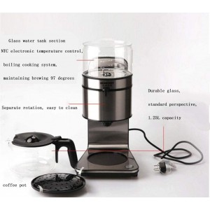 HYCQ Maker Automatique de café Machine à café Goutte à Goutte Maison Bureau Commercial Peut contenir 5 Coupes - B08911B3DV7