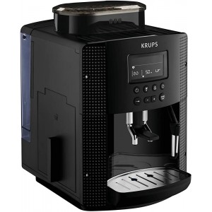 Krups Cafetière automatique 15 bars Nettoyage automatique Noir - B07P27QX56B