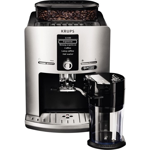 Krups EA82FE Cafetière autonome entièrement automatique machine expresso grains de café tactile Argenté 12 tasses 1,7 l - B01JRZSCK8X