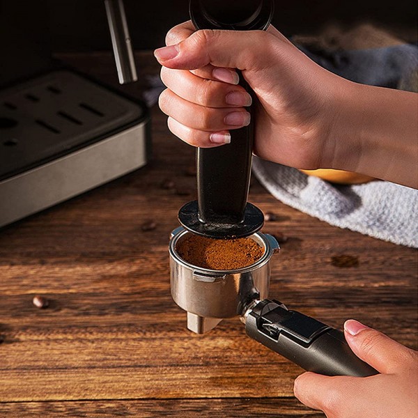 Machine à café automatique facile à nettoyer 20BAR 1.6L Cafetière à bouton tactile avec poignée à café pour la maison#1 - B09P6SXQFP8