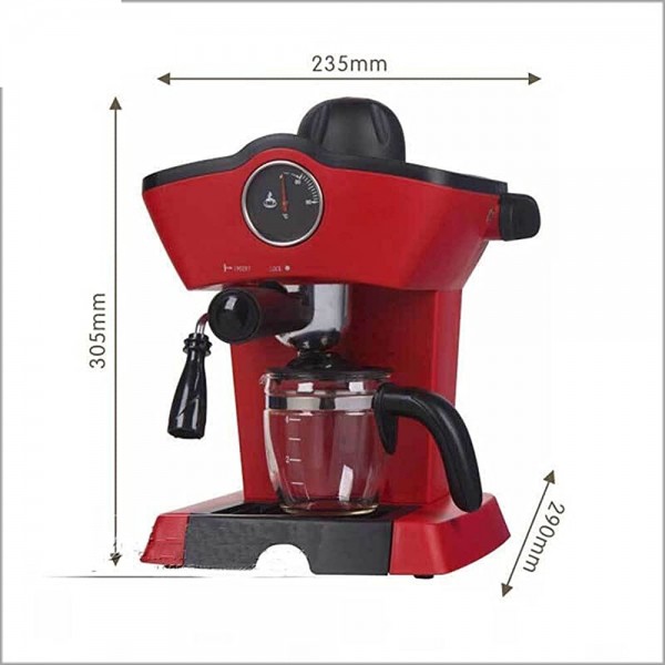 Machine à café compatible Machine à café automatique Machine à café automatique R 700W Ménage Italie Café Facile à utilizer Color : 220V 50HZ Plug Type : AU - B09CTRG8WG5