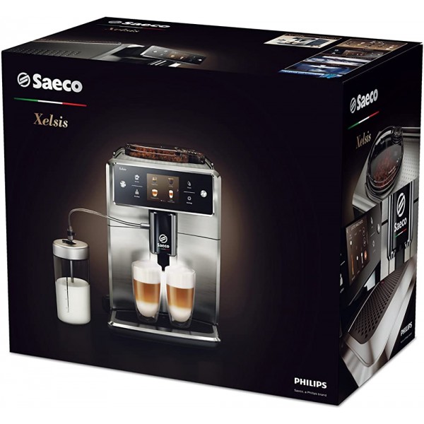 SAECO Xelsis SM7685 00 machine espresso super automatique avec écran tactile total inox - B074M5D636X