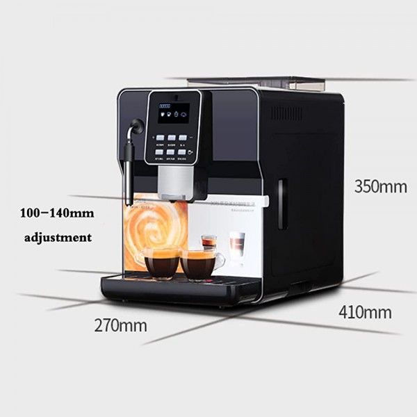 UIUI Machine à Expresso Machine à café Automatique Domestique Machine à café Italienne américaine,Poudre de Haricot à Double Usage adaptée au Cappuccino Moka - B09SL9HJC2C