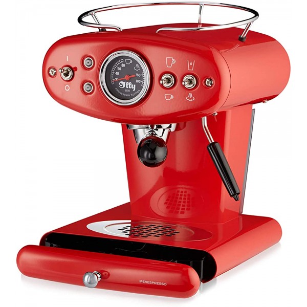 Francis Francis . Machine à café Espresso en gélules Corsé x1 Anniversary 1.0 l rouge - B06XKTG5KVD