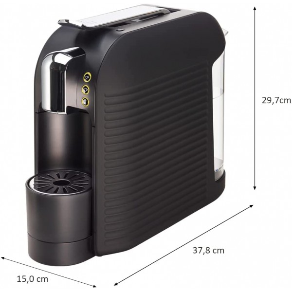 K-fee Wave Machine à café à capsules Noir brillant 1455 W Réservoir d'eau 1 l - B07V5PT59HA