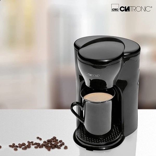 Un tasses de café 1 personne avec tasse de café en céramique anti dérapant-surface en nylon filtre permanent - B00440OJTK6