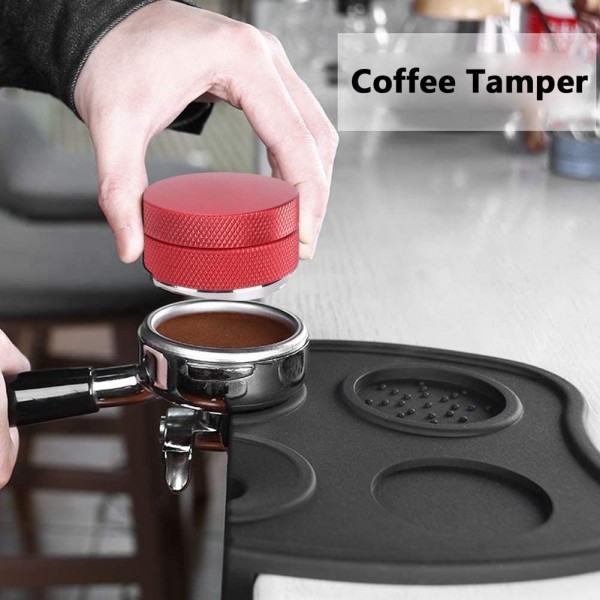 YOPOTIKA Distributeur de café en acier inoxydable réglable en hauteur avec filetage antidérapant 58 mm - B091H9JBXXN