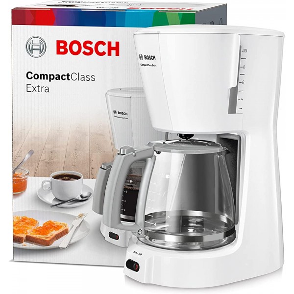 Bosch Electroménager TKA3A031 CompactClass Extra Cafetière Filtre White - B008WK1O8CU