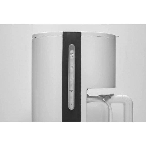 DAEWOO DCM-1875 Cafetière à filtre | 1200 ml 900 W | Assiette garder au chaud | Filtre permanent réutilisable en plastique lavable et porte-filtre - B09GS7FLJRM
