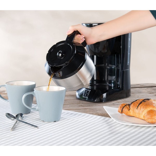 Machine à café filtre 8 tasses avec pichet isotherme [Rosenstein & Söhne] - B076B48QC8Z