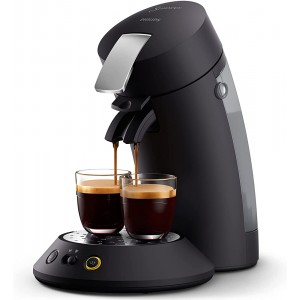 Philips CSA220 69 Senseo Original Plus Premium Machine à café à dosettes en plastique recyclé Noir - B09VTFK2YCA