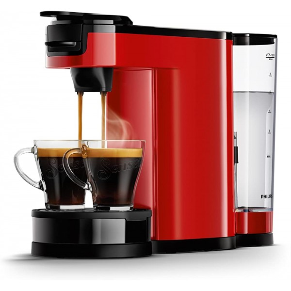 Philips HD6592 81 Machine à café SENSEO Switch 2 en 1 Rouge machine à dosettes + machine à café filtre & CA6520 00 Détartrant Machine à café à dosettes SENSEO Compatible toutes machines SENSEO - B09N6DSYJ4P