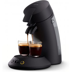 Philips Senseo Original Plus CSA210 60 Machine à café à dosettes sélection de la puissance du café technologie Coffee Boost en plastique recyclé Noir - B08Z4CMJYHY