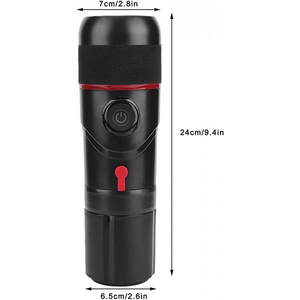 XINL Cafetière électrique Portable 100-240V DC12V cafetière de Voyage câble USB pour Mini Voiture Rouge - B09WXTW5Z3Z