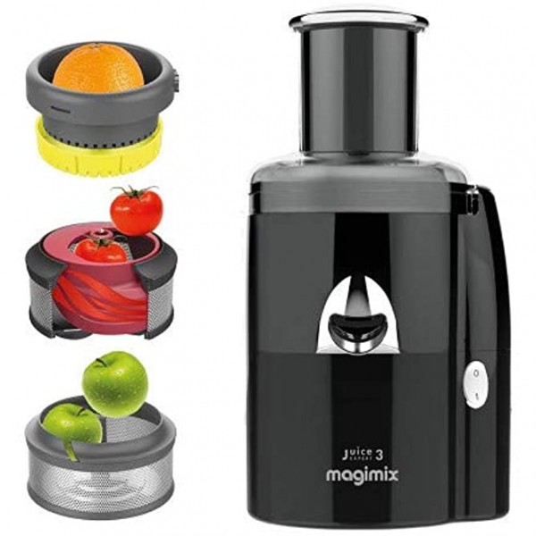 Magimix Juice Expert 3 - Extracteur de jus avec puissance de 400 W – Noir - B07438DBPQX
