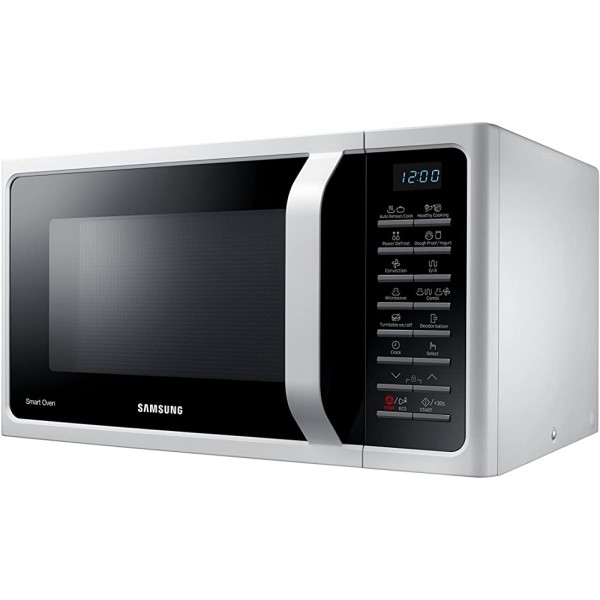 Samsung MC28H5015AW Four micro-ondes grill combiné 28 litres Smart Oven 900 W grill 1500 W blanc 51,7 x 47,6 x 31 cm - B00K8MMREMX