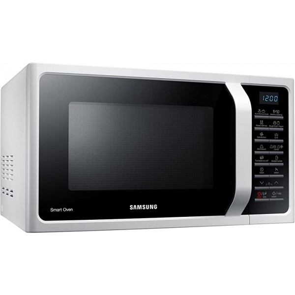 Samsung MC28H5015AW Four micro-ondes grill combiné 28 litres Smart Oven 900 W grill 1500 W blanc 51,7 x 47,6 x 31 cm - B00K8MMREMX