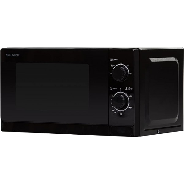 Sharp Home Appliances R-200BKW micro-onde Comptoir 20 L 800 W Noir - B00EKBZRJE6